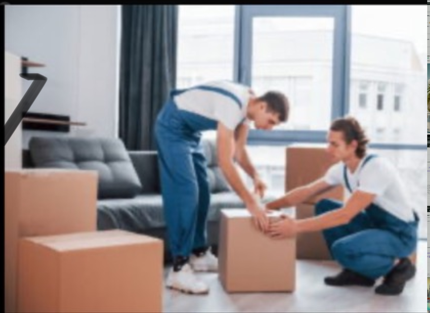 JM Moving furniture preparation for the Nashville to St. Louis route