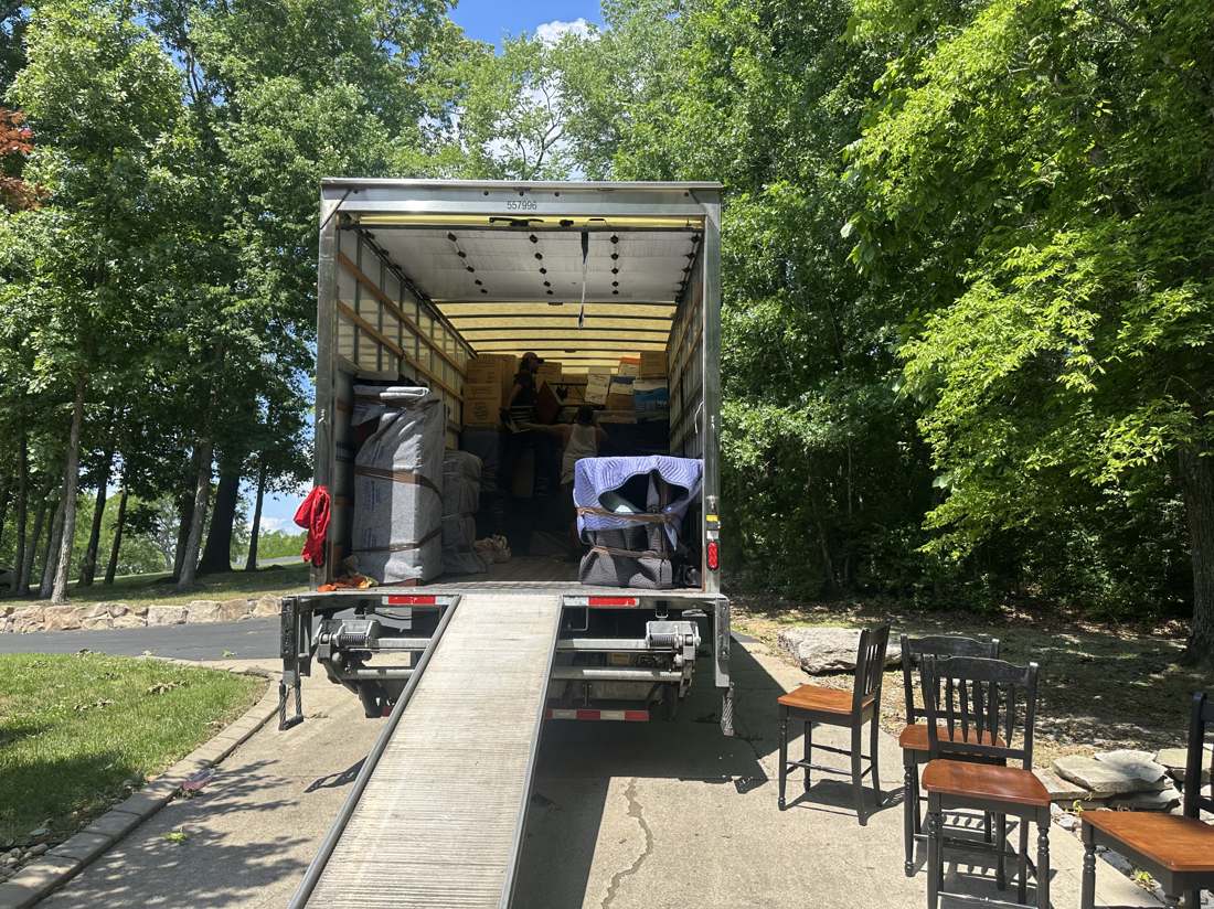 Long-distance moving company Nashville TN crew loading a truck for an interstate move