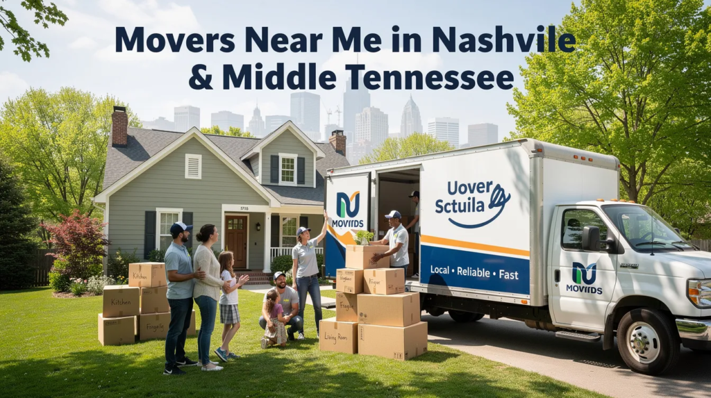 Movers near me in Nashville and Middle Tennessee