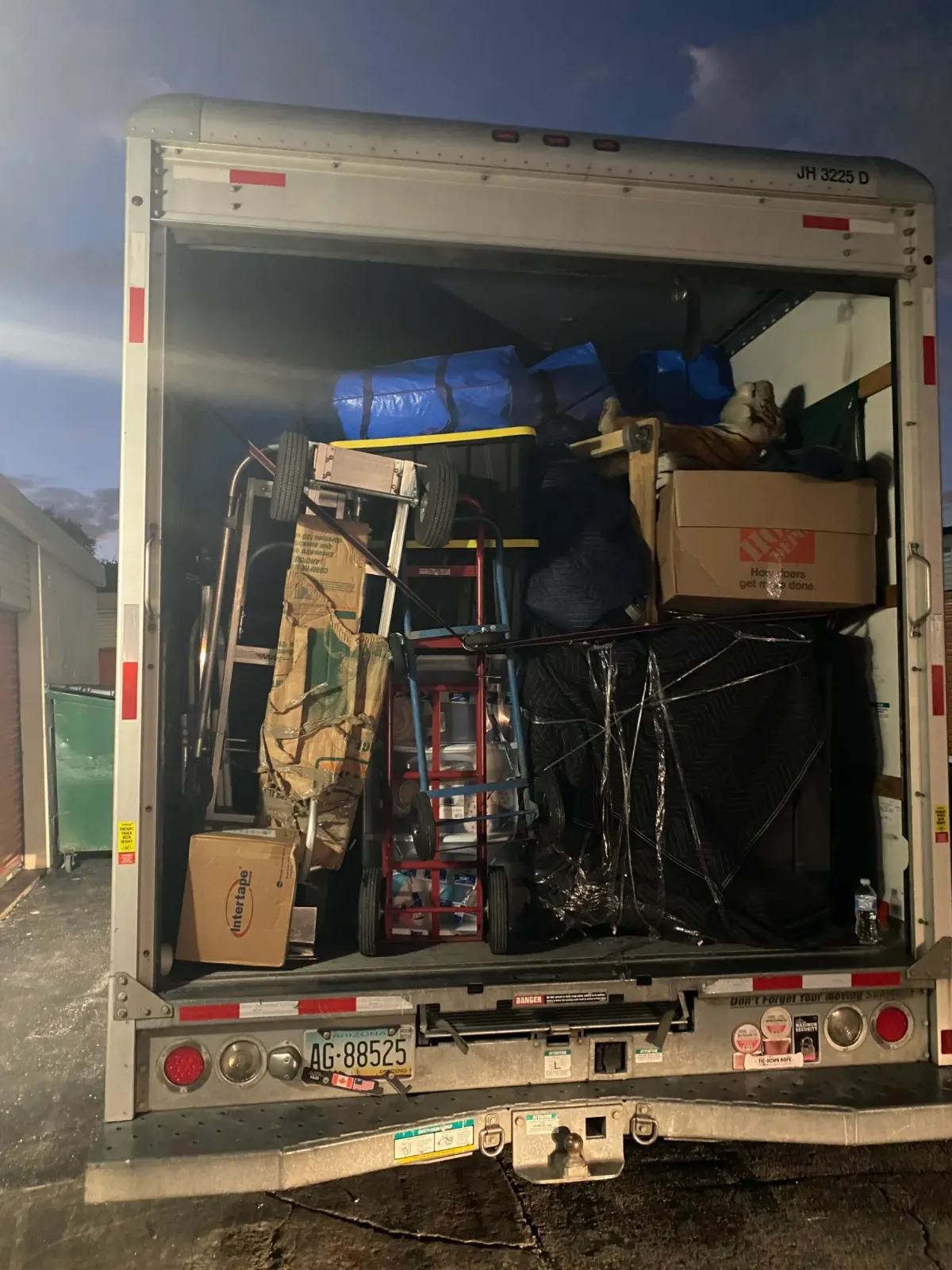 JM Moving crew preparing a residential move in Portland Tennessee