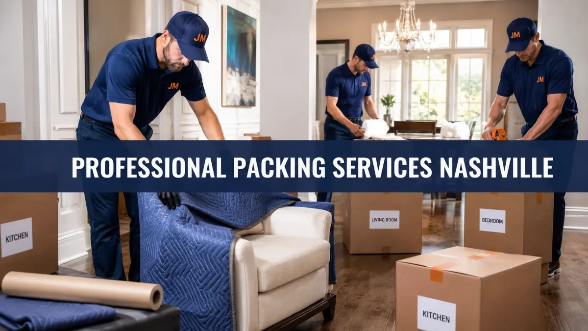 How to pack for a move in Nashville — JM Moving professional packing services