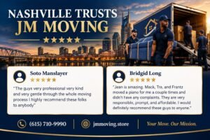 JM Moving Reviews Nashville | Five-Star Customer Stories
