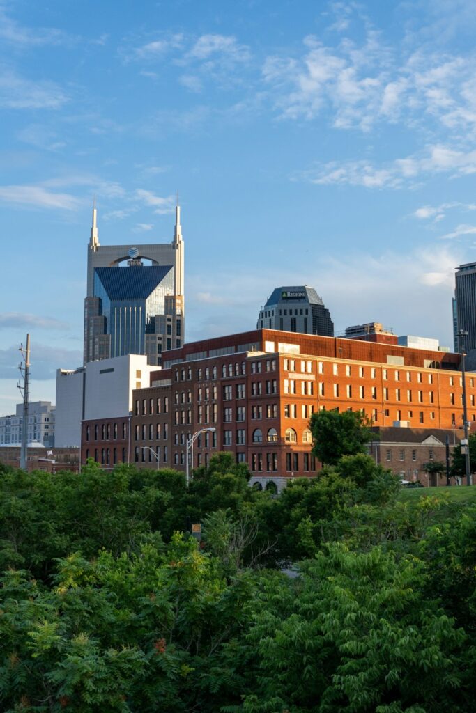 Nashville skyline for JM Moving article about Starbucks moving to Nashville