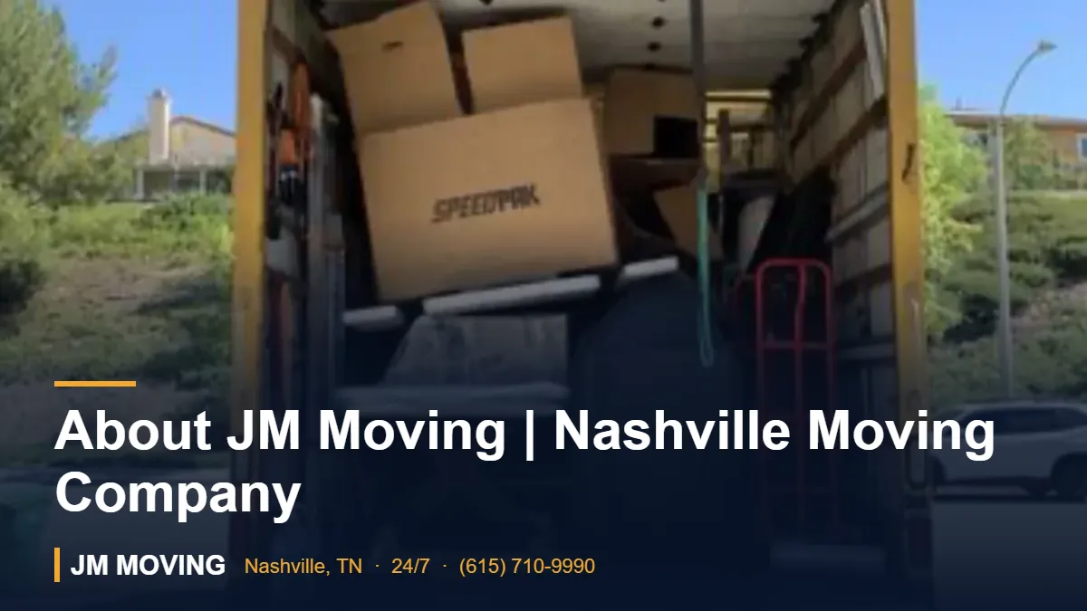 About JM Moving Nashville - JM Moving crew in Nashville TN
