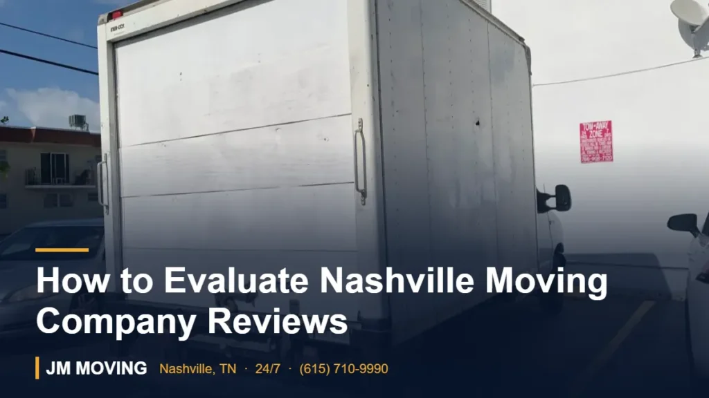 How to Evaluate Nashville Moving Company Reviews – JM Moving crew, Nashville TN