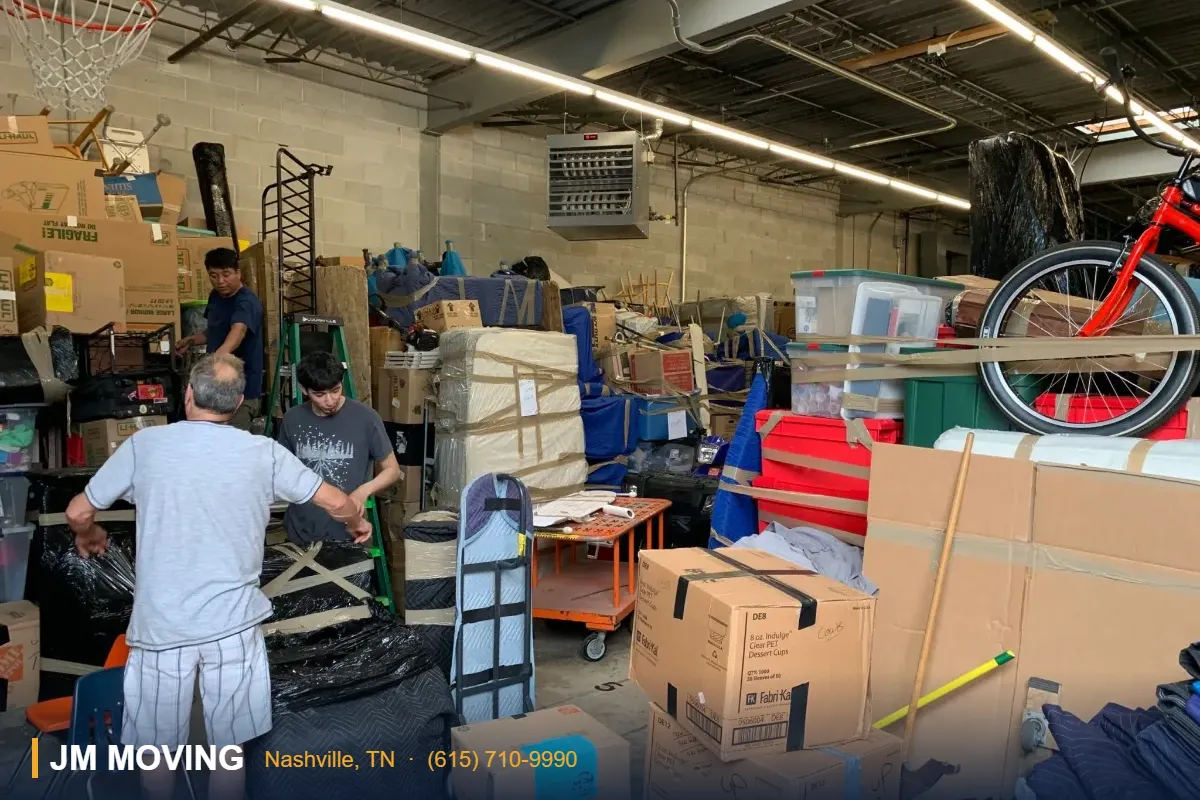 Retail Display Parts Inventory in Nashville - JM Moving commercial move