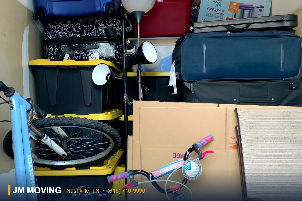 Nashville Moving: Art Studio Supply Inventory - JM Moving packing crew