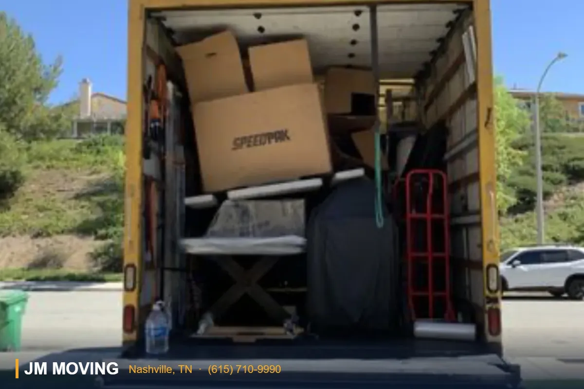 Nashville Moving Guide 2026 - JM Moving truck in Nashville