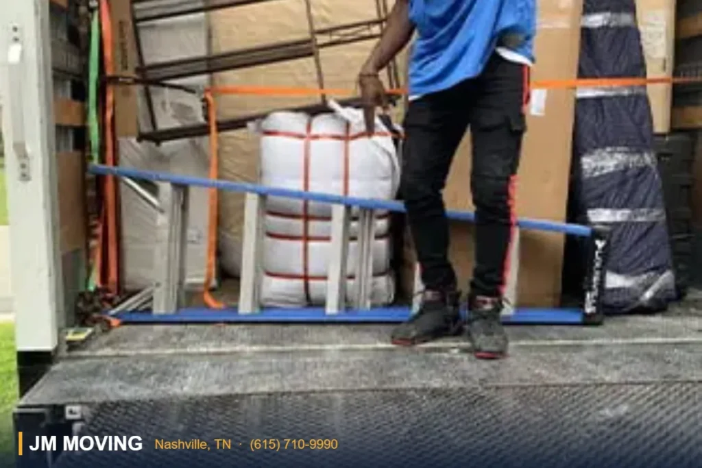 JM Moving crew loading a moving truck in Nashville TN