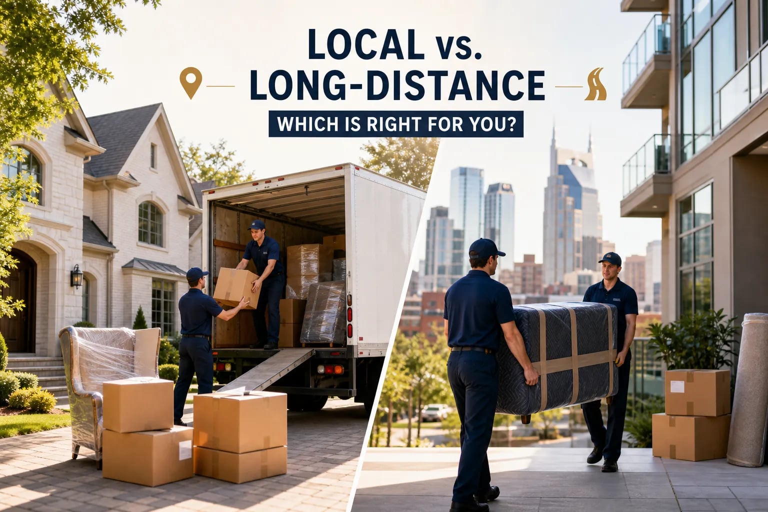 Local vs. Long-Distance Movers | JM Moving Nashville
