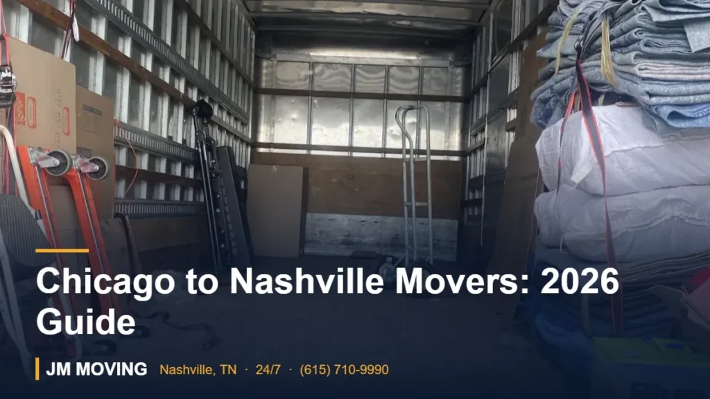 Chicago to Nashville Movers: 2026 Guide – JM Moving crew, Nashville TN