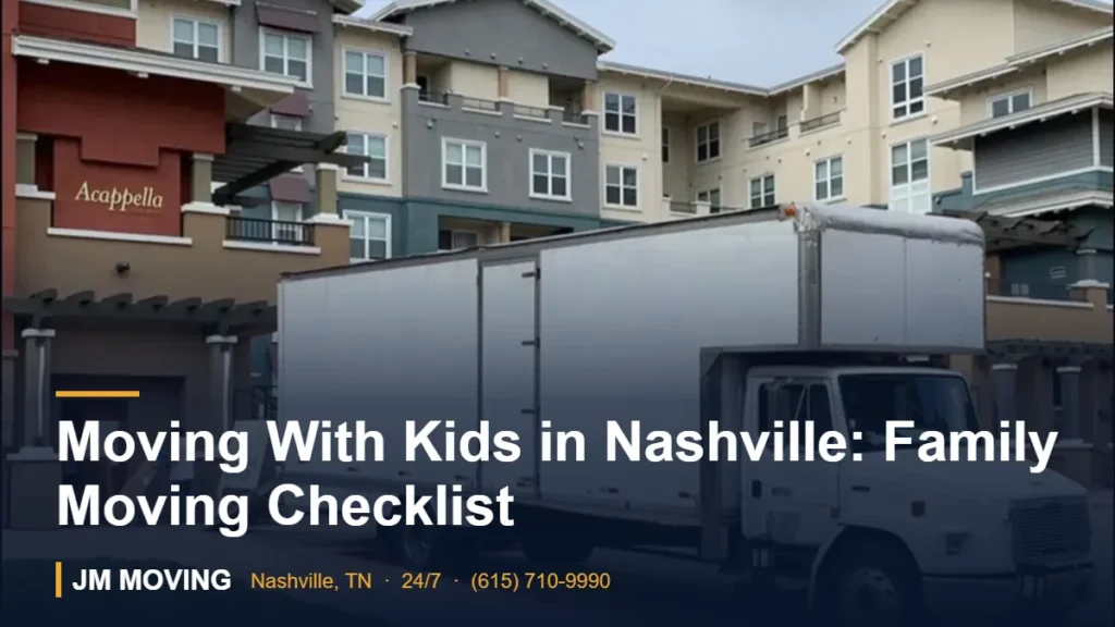 Moving With Kids in Nashville: Family Moving Checklist – JM Moving crew, Nashville TN
