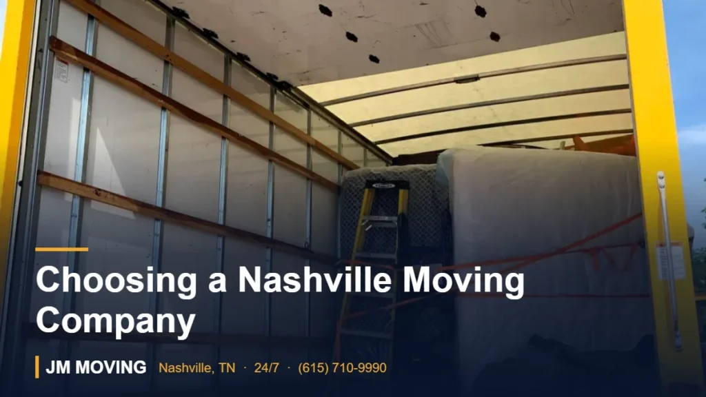 Choosing a Nashville Moving Company – JM Moving crew, Nashville TN