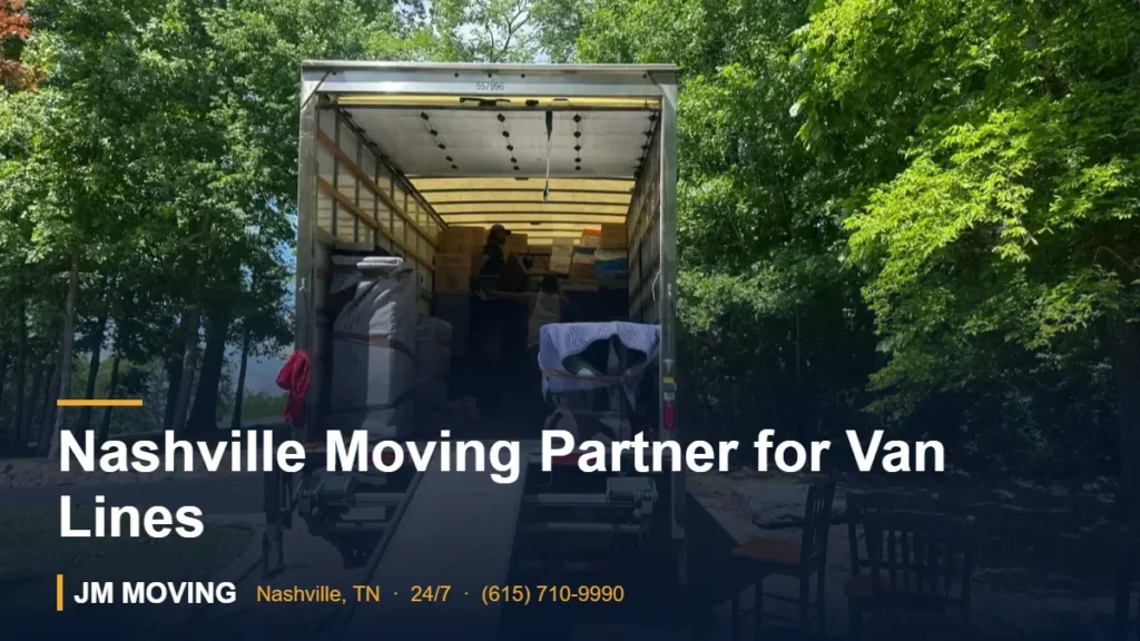 Nashville Moving Partner for Van Lines – JM Moving crew, Nashville TN