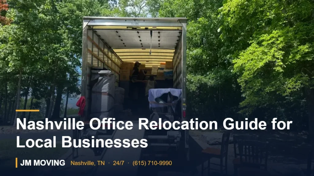 Nashville Office Relocation Guide for Local Businesses – JM Moving crew, Nashville TN