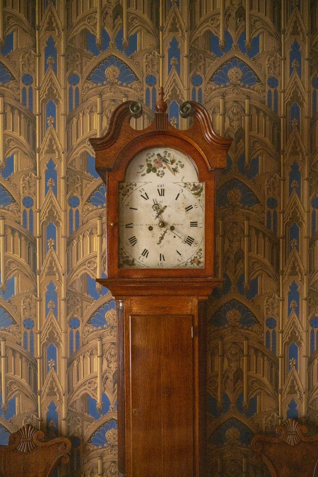 Grandfather clock moving Nashville - Grandfather clock shown in place before preparation